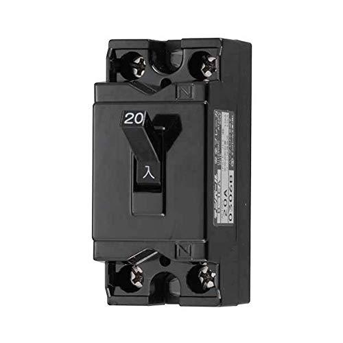 OHM 分電盤用 安全ブレーカ 20A AC100V (00-8452) | 