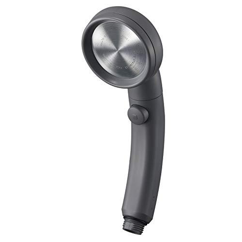 SANEI シャワーヘッド レイニームーヴ 手元ストップ 節水率50% 角度調節 極細水流 勢いアップ グレー PS383-82XA-HA20 | 