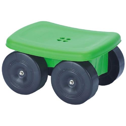 下村企販 フィールドカート クローバー 【日本製】 座って作業 負担軽減 軽量 畑仕事 ガーデニング 園芸 グリーン 燕三条 34418 | 