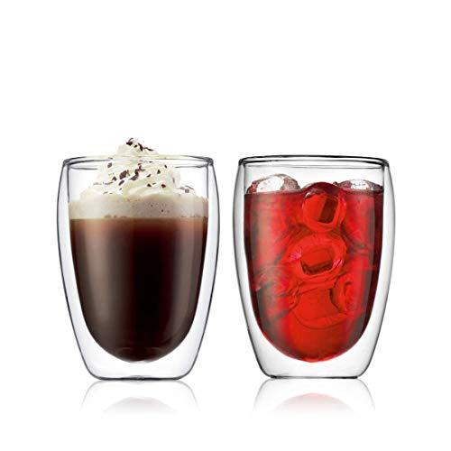 BODUM ボダム グラス コップ タンブラー PAVINA パヴィーナ ダブルウォールグラス 350ml 2個セット 保温保冷性 二重構造 耐 | 