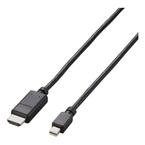 エレコム Mini DisplayPort (オス) - HDMI (オス) 変換ケーブル 3m ブラック AD-MDPHDMI30BK | 