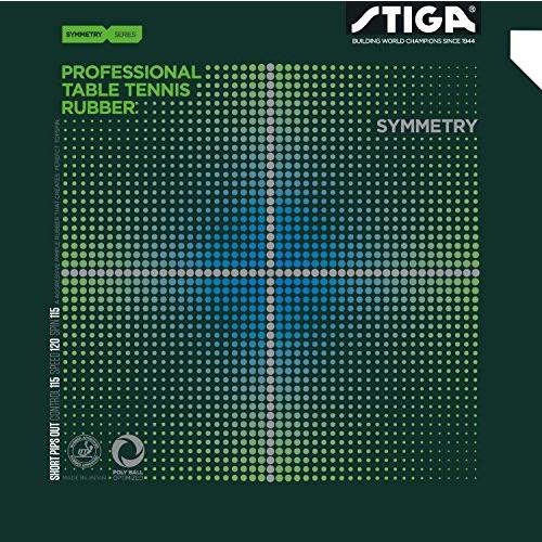 STIGA(スティガ) 卓球 ラバー 表ソフトラバー シンメトリー レッド 中厚 1709180518 | 