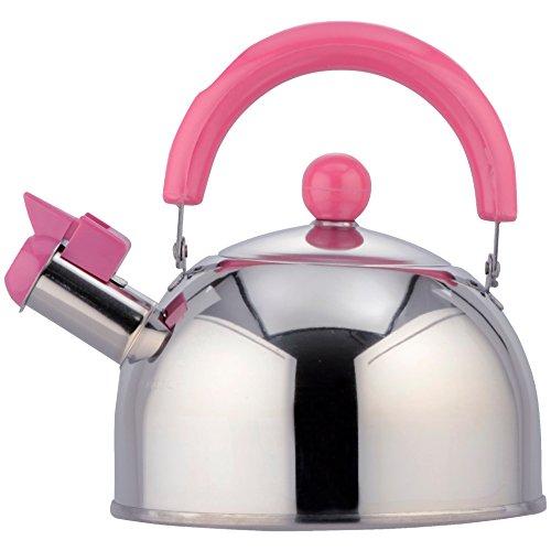 和平フレイズ(Wahei freiz) ケトル お湯 キャンディール 1.5L ピンク 笛吹タイプ IH対応 CR-5283 | 