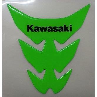 KAWASAKI (カワサキ純正アクセサリー) カワサキタンクKawasakiパッドライムグリーン J20070039 | 