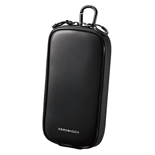 エレコム スマホポーチ 1台収納 Lサイズ 3Way (腰ベルトループ ショルダーベルトループ カラビナフック) 衝撃吸収 ZEROSHOCK | 