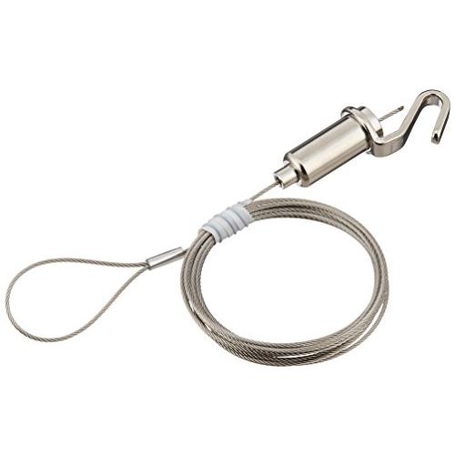 福井金属工芸 パワーミニワイヤー自在 径1.0mm×150cm ピクチャーレール 吊下げフック ポスター・額縁・絵画・壁掛け 展示 1805 | 