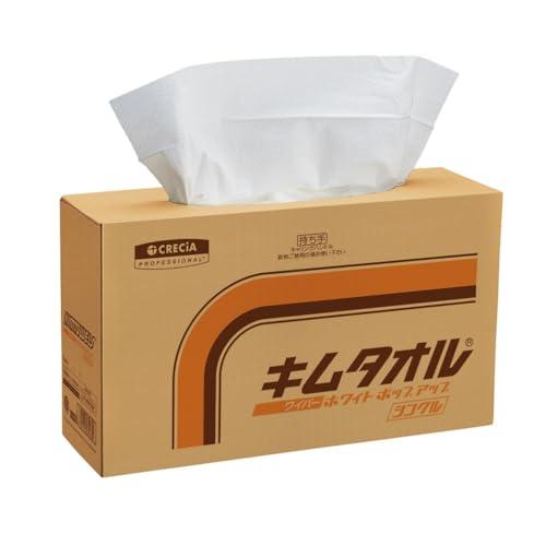【持ち運び便利なボックスタイプ】 クレシア キムタオル ポップアップ シングル 150枚×4ボックス 61431｜1枚吸収で素早く拭き取り 車・ | 