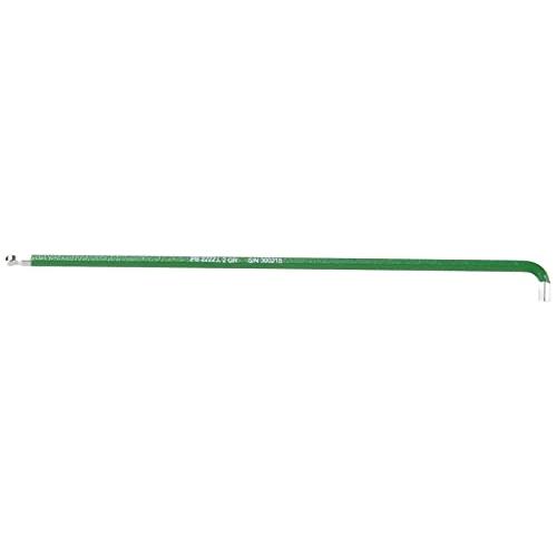 PB SWISS TOOLS 2222L-2GR マルチアングルボール付ロングレインボー六角レンチ グリーン 2mm | 