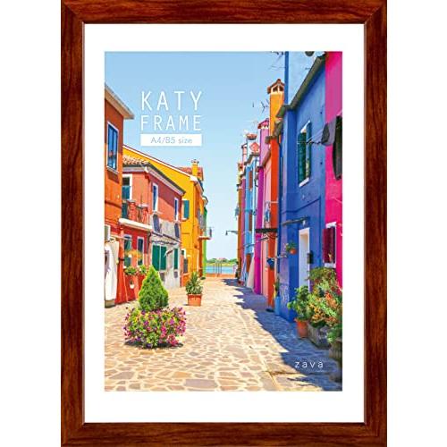 万丈 VANJOH フォトフレーム KATY フレームA4 ブラウン KTA4BR | 