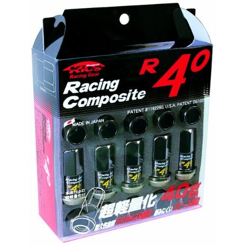 KYO-EI [ 協永産業 ] Racing Composite R40 [ M12×P1.25 ] Nut クラシカルメッキ [ 個数:20P | 