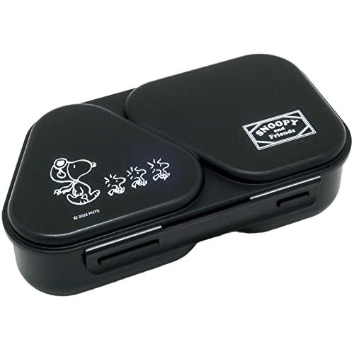 OSK(オーエスケー) 弁当箱 スヌーピーブラック にぎらず作れておかずも入るおにぎりケース 日本製 押し型付 電子レンジ対応 おしゃれ かわい | 