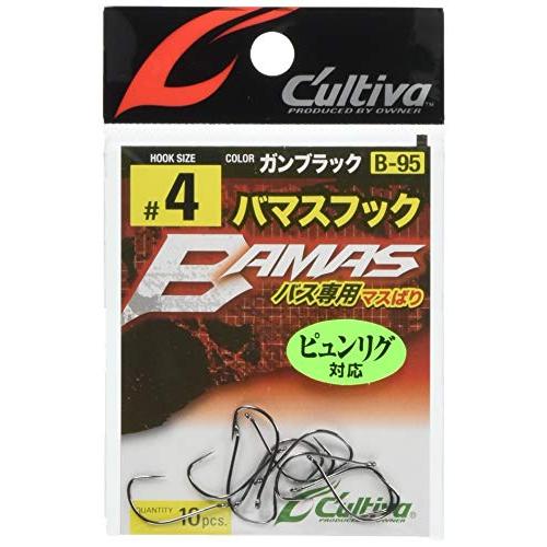 OWNER(オーナー) B-95 バマスフック No.12306 #4 釣り針 | 