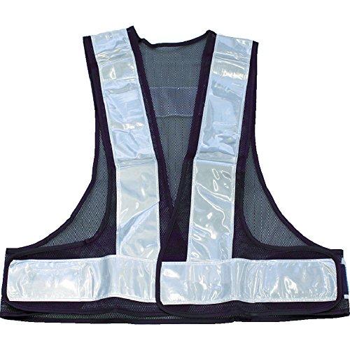 TRUSCO(トラスコ) 70mm幅反射材付安全ベスト 紺/シルバー反射 TAB70-KS | 