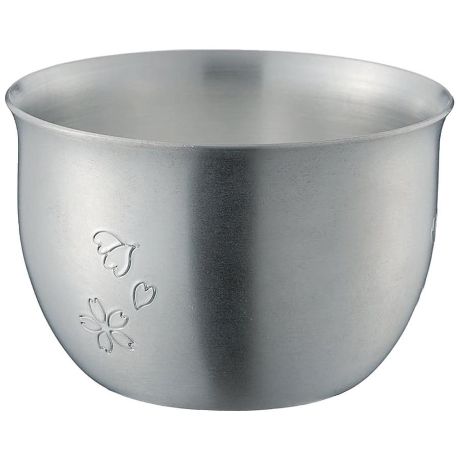 田辺金具 華ぐいのみ 90ml 花 1870 シルバー サイズ:4.5x6x6cm | 