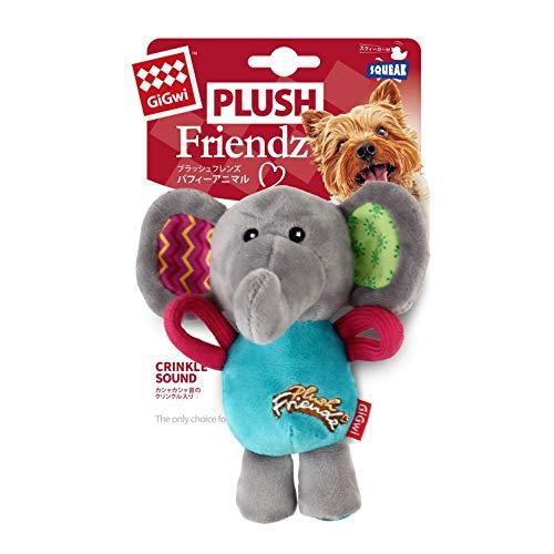 GiGwi(ギグウィ)犬用おもちゃ 犬用ぬいぐるみ プラッシュフレンズ パフィーアニマル エレファント | 