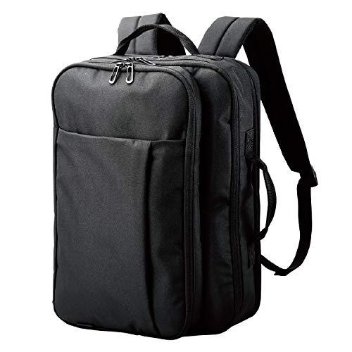 エレコム キャリングバッグ ビジネスバックパック 2way 15.6インチ ブラック BM-BSBPBK | 