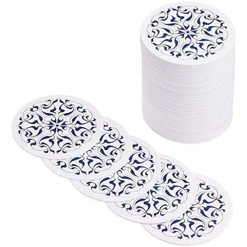 大黒工業 紙コースター ツタ柄 紙 日本 (100枚入) PKCF7001 | 