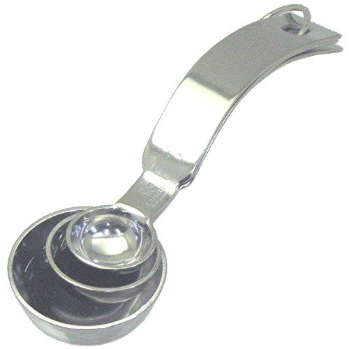 カンダ(kanda) kan 計量スプーン ステンレス製 3本組 日本製 置いてはかれる キッチン 家庭用 052258 | 