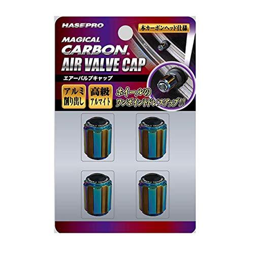 HASEPRO (ハセ・プロ) マジカルカーボン【 エアーバルブキャップ 】 チタン調 CAV-2TTN | 