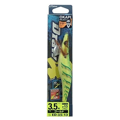 OWNER(オーナー) エギ ED Draw4(ドローフォー) 3.5号 19g チャートエビ/ゴールド #13 No.31882 | 