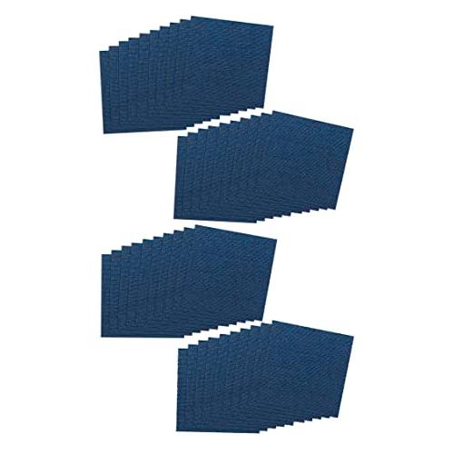 サンコー おくだけ吸着 獣医師推奨 ペット用撥水タイルマット 30cm×30cm 40枚入 ネイビーブルー 犬 猫 サンコー カーペット 【日本 | 