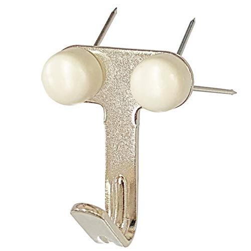 福井金属工芸(Fukuikinzokukogei) JフックW(ダブル) 2個入 安全耐荷重11kg 賃貸 抜き跡目立たない 石膏ボード・木壁対 | 