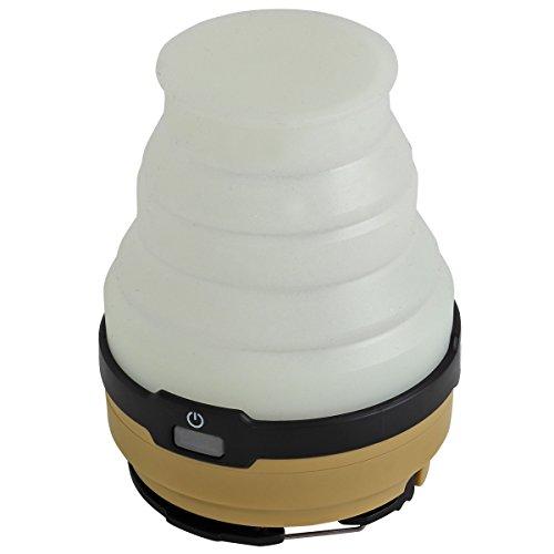 DOD(ディーオーディー) LED ソーラー ポップアップ ランタン USB充電(電池別売り) 連続点灯80時間 200ルーメン L1-427- | 