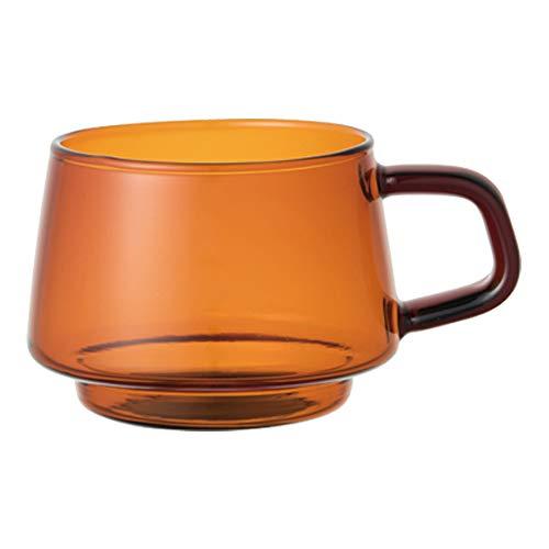 KINTO (キントー) SEPIA カップ 270ml アンバー 耐熱ガラス 電子レンジ・食洗機対応 ギフト プレゼント 21740 | 