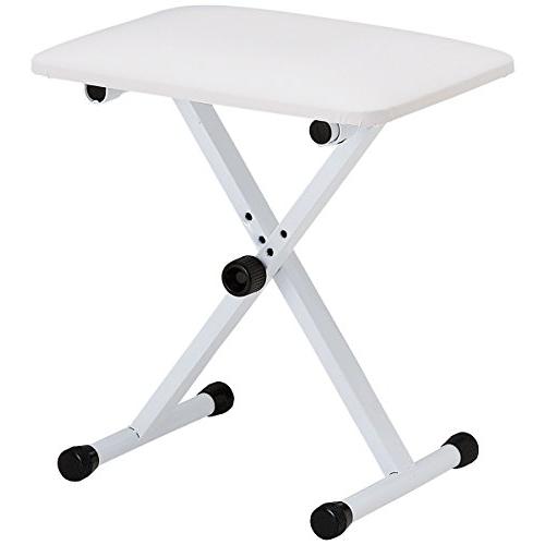 KC キーボードスローン (ピアノ椅子) ホワイト KB-4400/WH | 