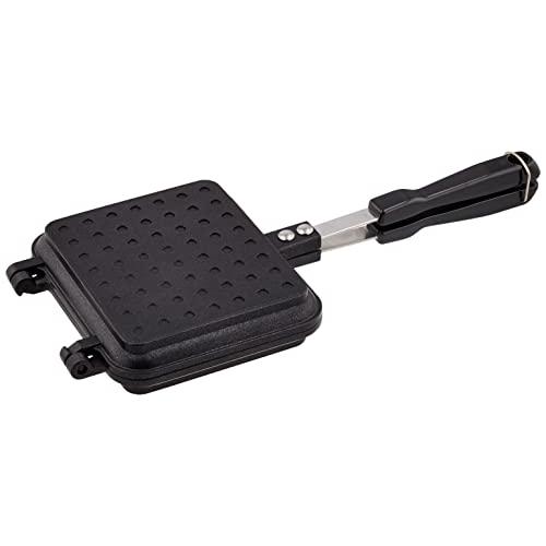 武田コーポレーション 【IH＆ガス火両対応・フッ素樹脂加工・アウトドア・家庭用】 ブラック 35×15×3cm IH対応ホットサンドメーカー HS | 