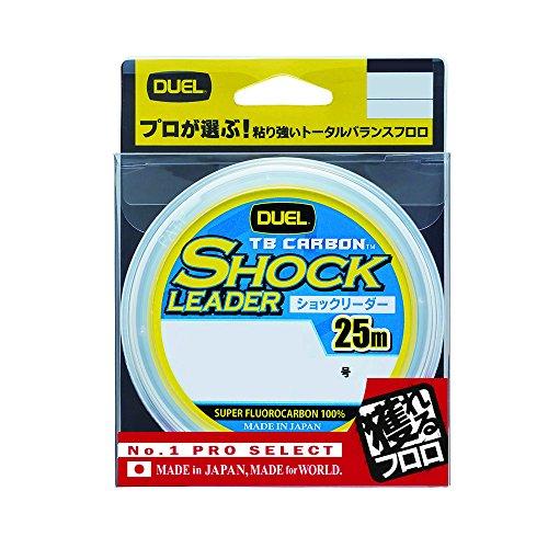 DUEL(デュエル) フロロライン 40Lbs. TB CARBON ショックリーダー25m 40Lbs. ナチュラルクリア H3495 | 