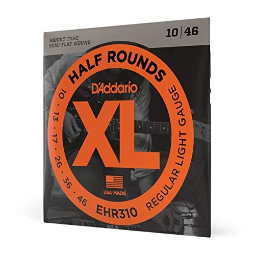 D'Addario ダダリオ エレキギター弦 403ステンレススチール・ハーフラウンド Regular Light .010-.046 EHR3 | 