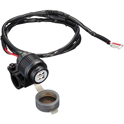 キジマ(Kijima) バイクパーツ USB電源 ポートキット ツインタイプ DC5V/4A 汎用 304-6221 | 
