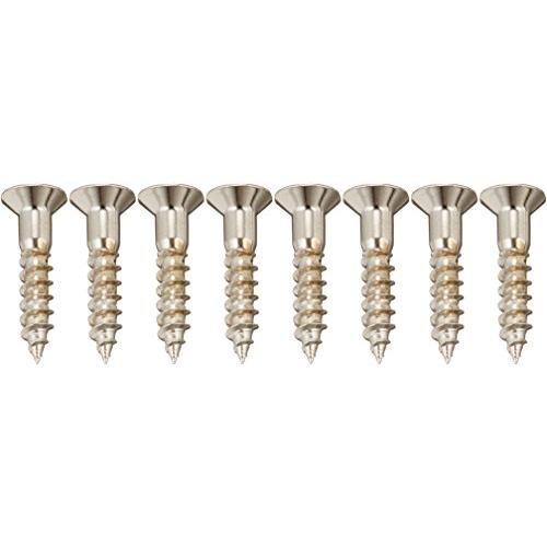 SCUD エスカッション用ビス、フロント、ミリサイズ、フラットヘッド、8P ニッケル PSH-08NH | 