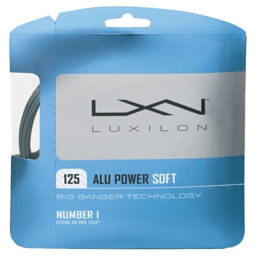 LUXILON(ルキシロン) テニス ストリング ガット ALU POWER 125(アルパワーソフト 125) 単張り シルバー WRZ990 | 