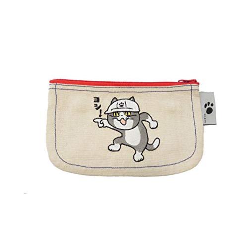 メイカーズ(MAKERS) くまみね 刺繍ポーチ 仕事猫 ヨシ! | 
