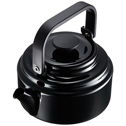 野田琺瑯 ケトル ホーロー 2.0L IH対応 ブラック 日本製 アムケトル AMー20KBK | 