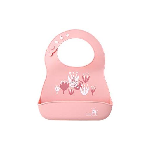DADWAY MOOMIN BABY ムーミンベビー シリコーンビブ リトルミイ/ピンク BBMB0051130 | 