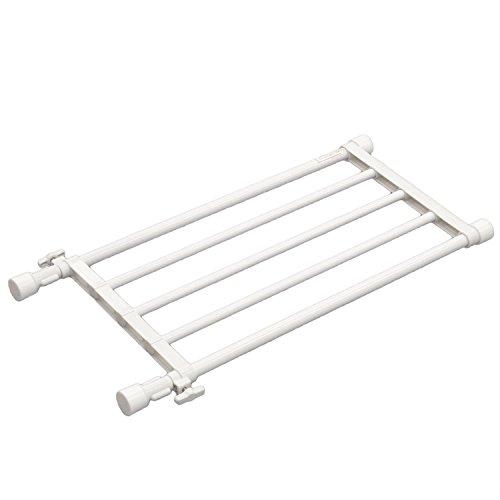 平安伸銅工業 HEIAN SHINDO つっぱり棚 スリムタイプ ホワイト 取付幅45-67cm 耐荷重15-10kg TS-45 | 