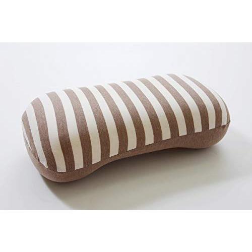 イケヒコ クッション 低反発 腰当 マイクロファイバー 無地 エルマー ブラウン 約40×20cm #9293889 | 