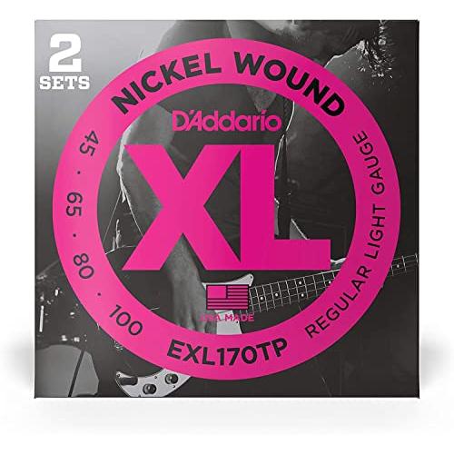D'Addario ダダリオ ベース弦 ニッケル Long Scale .045-.100 EXL170TP 2setパック 【国内正規品】 | 