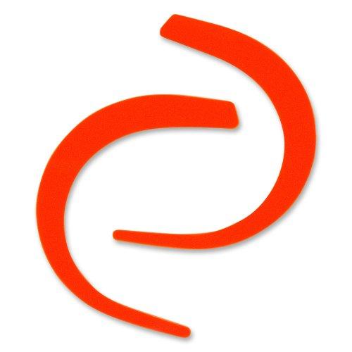 [藤井電工] 大口径フック用 蛍光シール レッド 赤 1枚 蛍光 日本製 安全帯 ツヨロン TSUYORON | 