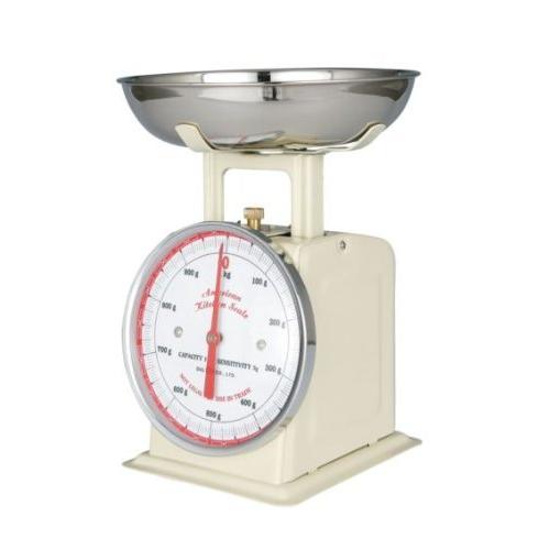 ダルトン(Dulton) アメリカンキッチンスケール 1kg アイボリー 100-061 高さ225×幅132mm | 