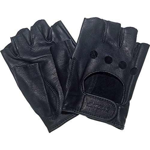 ペンギンエースジャパン HUSOLID ドライビンググローブ 山羊革 半指 ブラック TH-604 | 