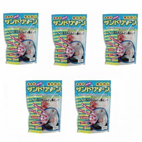 アサヒサンレッド 布たわしサンドクリーン 5個セット 中目(小) JTW11002 | 
