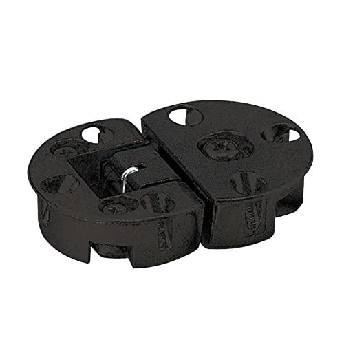 スガツネ工業 ドア用金物 ドロップ丁番 ブラック SDH-001BL 1個 | 