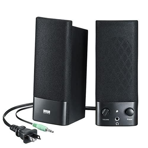 サンワサプライ(Sanwa Supply) マルチメディアスピーカー MM-SPL2N3 黒 | 