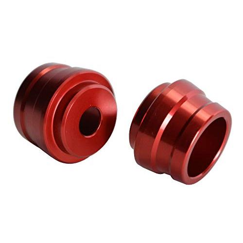 SHIFT UP (シフトアップ) アルミアクスルスライダー [M12ショート] フロント用 [アルミ削り出し/レッド] 210085-02 | 