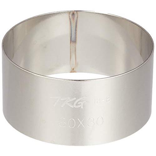 遠藤商事 業務用 アルゴンセルクルリング丸型 φ60×H30mm 18-8ステンレス 日本製 WSL9907 シルバー | 
