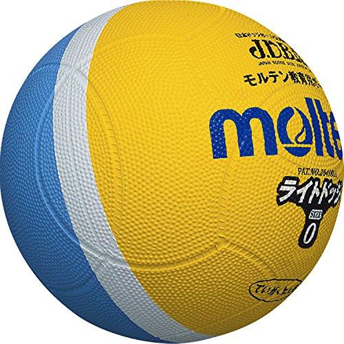 モルテン(molten) ドッジボール ライトドッジ 軽量0号球 レモン×サックス SLD0LSK | 